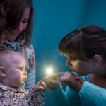 Photo by Neil Harrison of TiNY, created by Anna Newell for Replay with music by David Goodall, designed by Jen Shepherd.