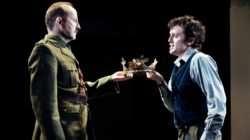 Frank McCusker (Bolingbroke), Patrick Moy (Richard), Richard II by William Shakespeare, Abbey Theatre, Directed by Michael Barker-Caven