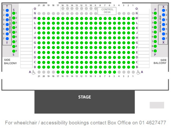 Gaiety Theatre Dublin Seating Chart