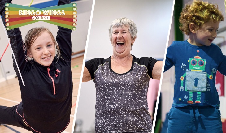 FREE Online Movement Classes with ‘Bingo Wings’
