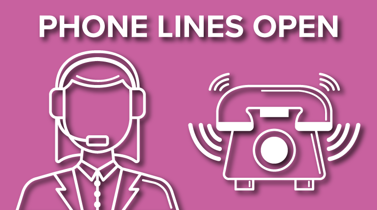The Civic Phonelines will Remain Open